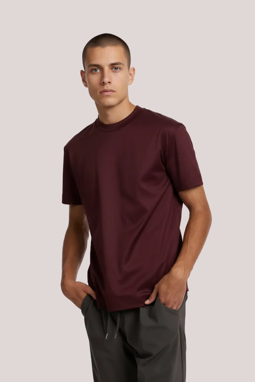 Burgundy Red T-shirt