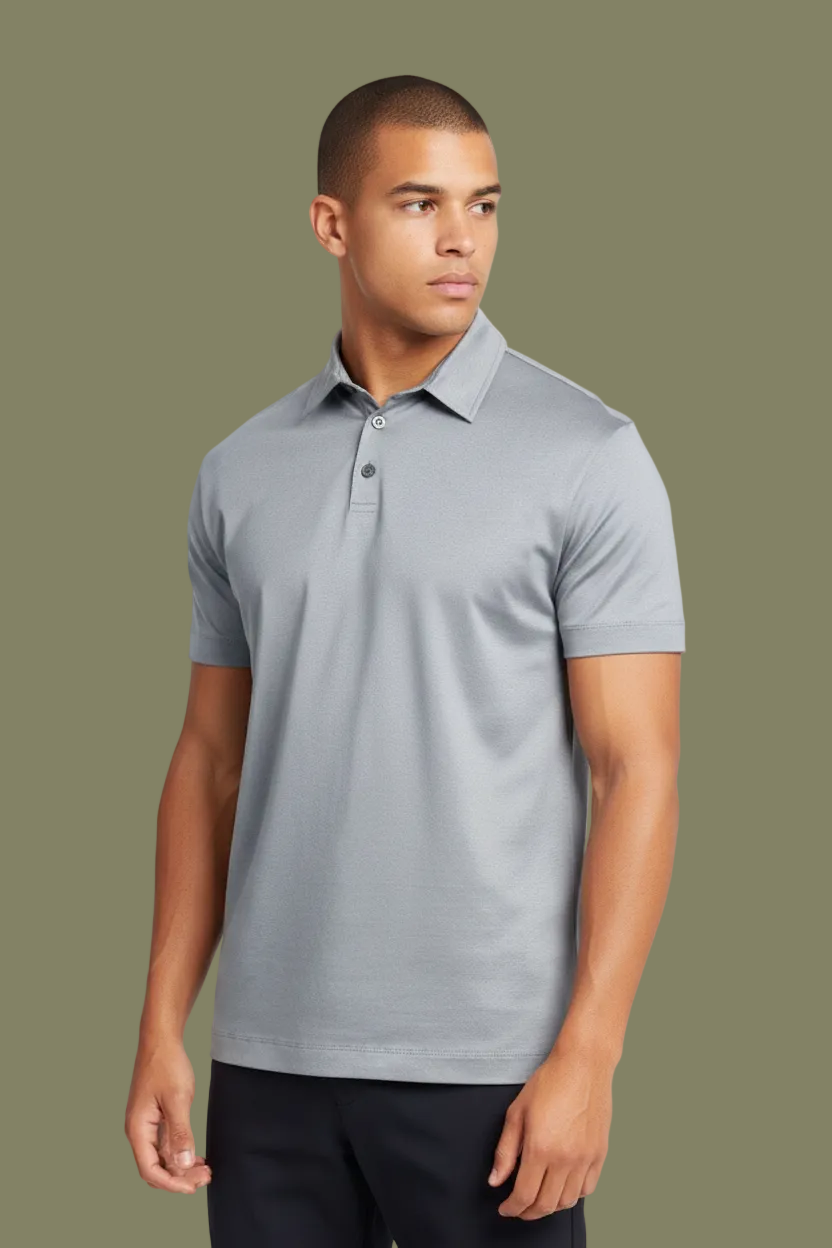 Mist Grey Polo Shirt