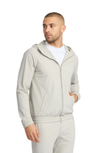 Cloud Grey Hooded Tech Vest
