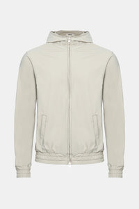 Cloud Grey Hooded Tech Vest