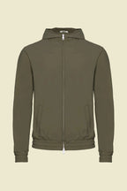 Dark Green Hooded Tech Vest