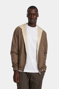 Desert Taupe Hooded Blend Jacket