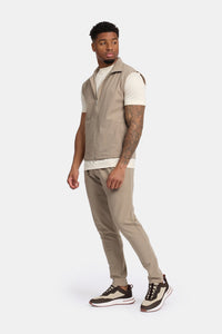 Light Beige Tech Gilet