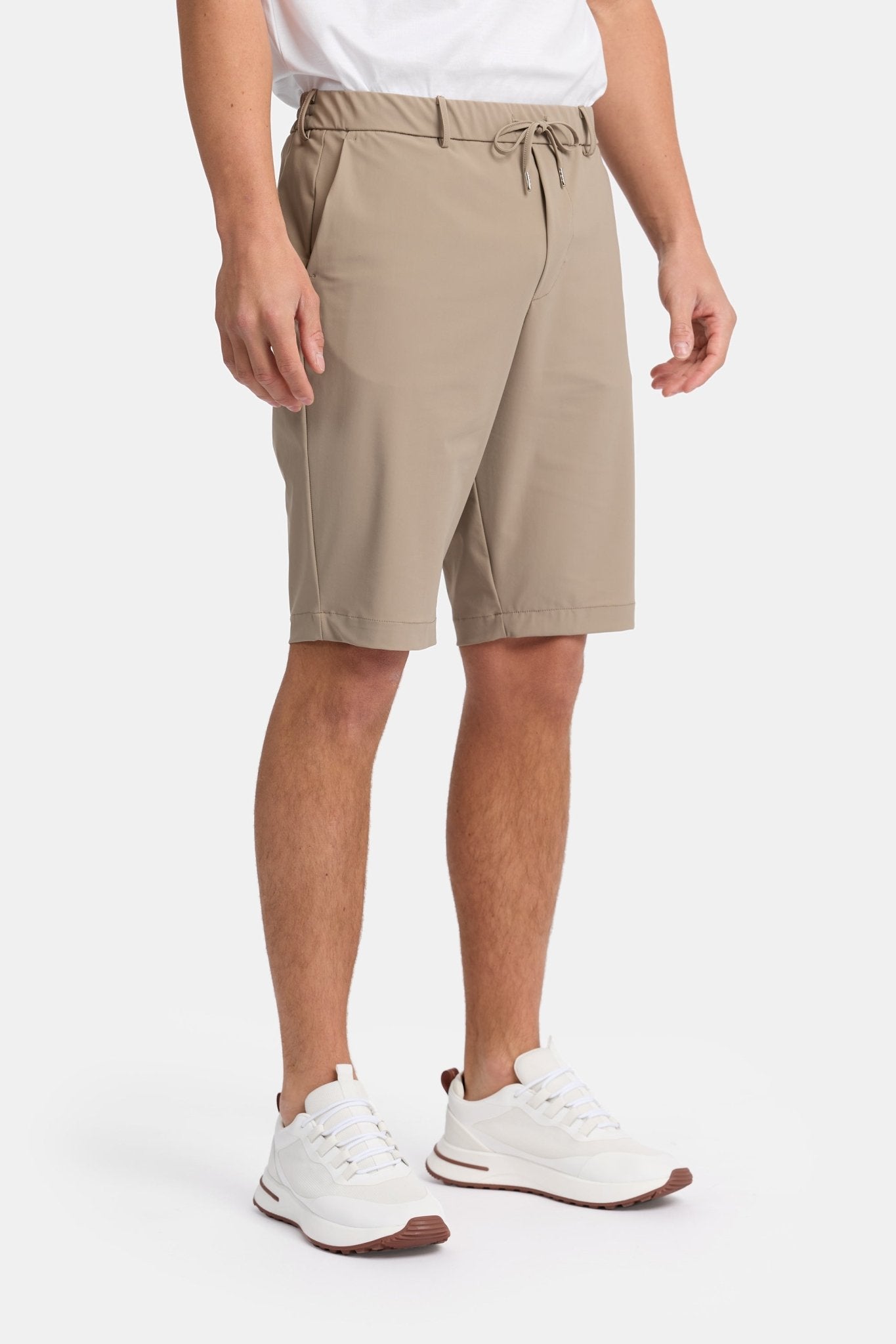 Light Beige Tech Shorts