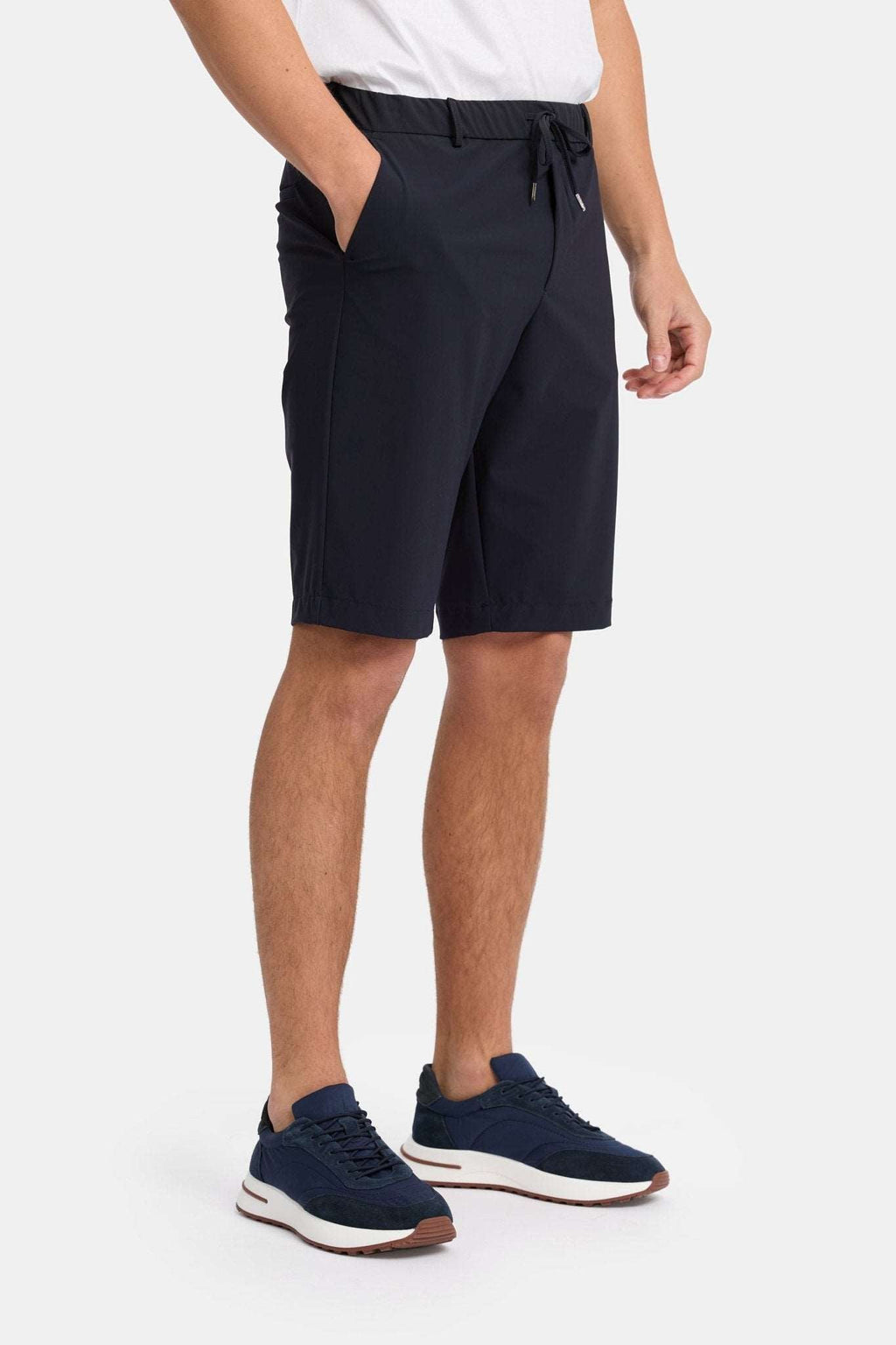 Midnight Blue Tech Shorts