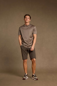 Mocha Brown Tech Shorts